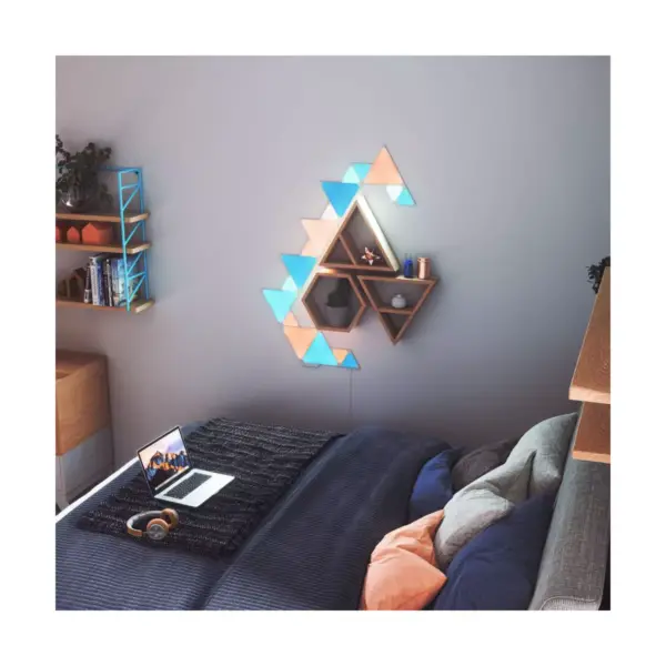 Nanoleaf 7pk Shapes Triangle Smarter LED Light Kit