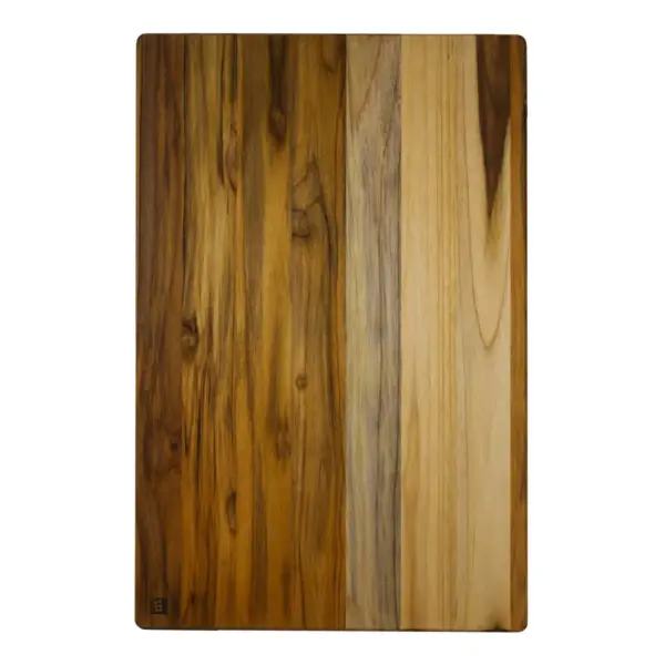 Architec Madeira Teak Edge-Grain Jumbo Cutting Board and Chop Block 23"x15"x1.25"