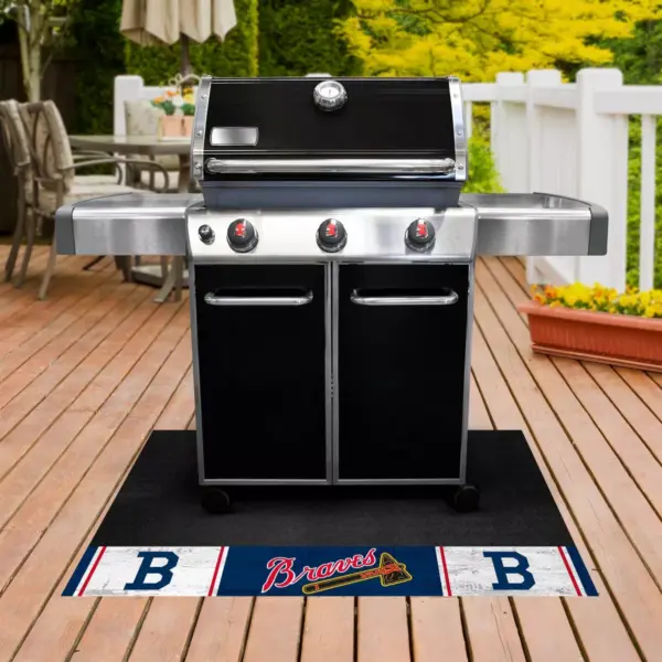 MLB Atlanta Braves 1946 Retro Collection 26"x42" Grill Mat