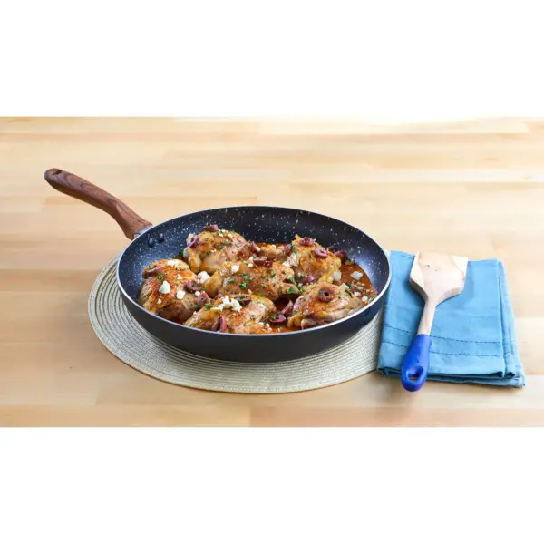 IMUSA 12" Fry Pan with Wood Handle