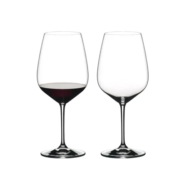 Riedel 6409/0 Heart to Heart Crystal Dishwasher Safe Cabernet Sauvignon Red Wine Glass (8 Pack)