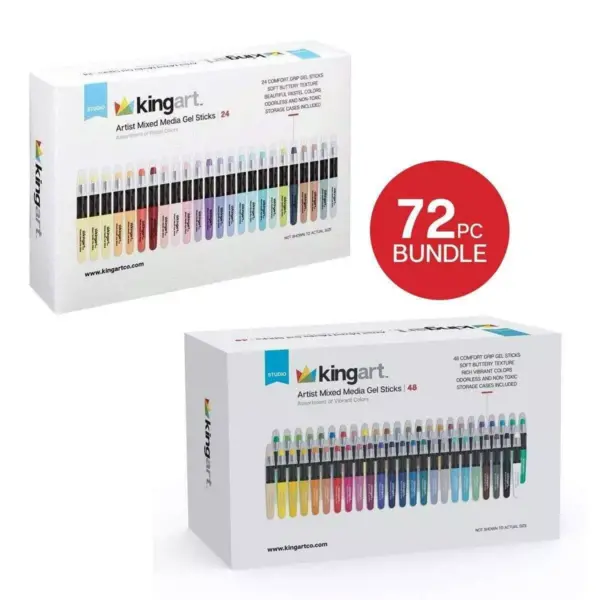 72pc Gel Stick Set - Kingart