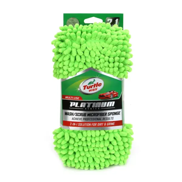 Turtle Wax Platinum 2-in-1 Microfiber Car Wash/Scrub Sponge