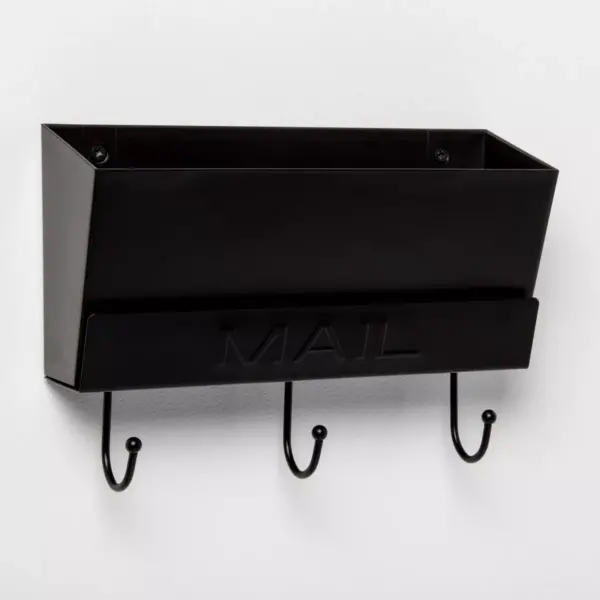 Classic Mail Holder Black - Threshold™