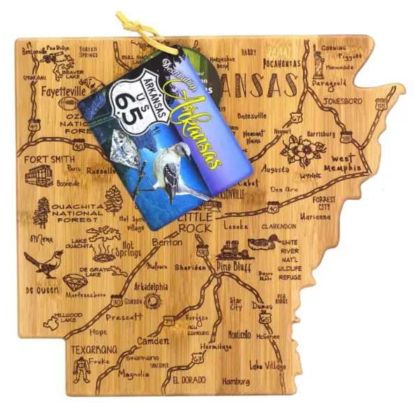 Totally Bamboo Destination Arkansas Serving and Cutting Board