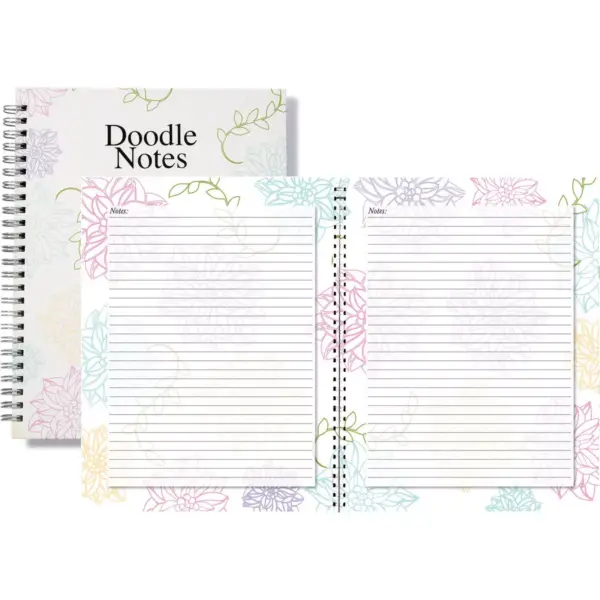 House Of Doolittle Whimsical Doodle Notes 100Pgs 7"x9" Multi 78097