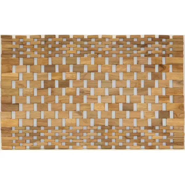 2pk Teak Wood Placemats - Hip-o Modern Living