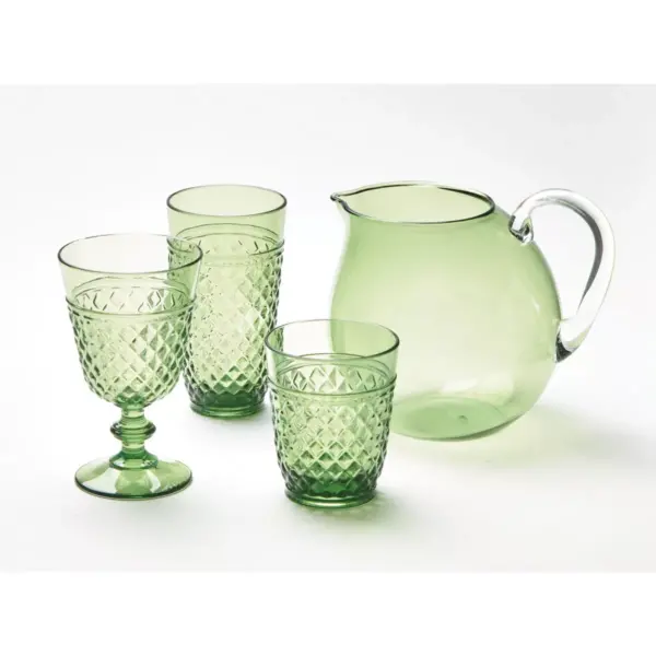 TAG Villa Acrylic Wine Glass Citron Green Acrylic Drinkware Bpa Free For Drinks And Cocktails