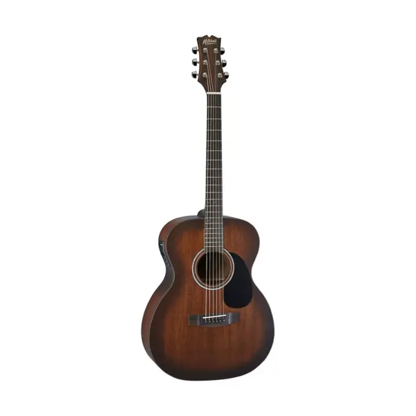 Mitchell T333E-BST Solid Mahogany Auditorium Acoustic-Electric Guitar Edge Burst