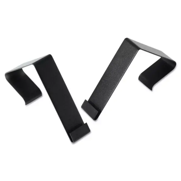 Quartet Cubicle Partition Hangers 1 1/2" - 2 1/2" Panels Black 2/Set MCH10