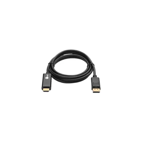 SIIG DisplayPort 1.2 To HDMI 6ft Cable 4K/30Hz - 6 ft DisplayPort/HDMI A/V Cable for Audio/Video Device, HDTV, PC, Monitor, Notebook, Desktop Computer