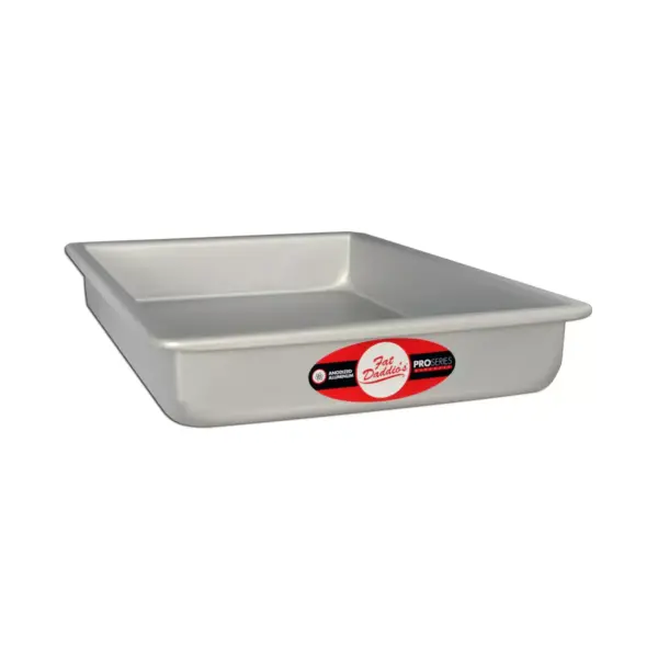 Fat Daddio's POB-9132 Anodized Aluminum 9 x 13 x 2 Inch Baking Sheet Cake Pan