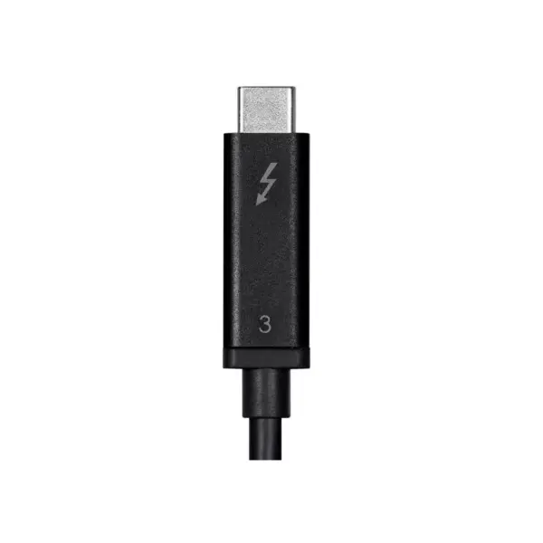 Monoprice USB & Lightning Cable - 2 Meter - Black | C18004GK Thunderbolt 3 (40 Gbps) USB-C Cable, Supports Data and Video Dual 4K@60Hz or 5K@60Hz