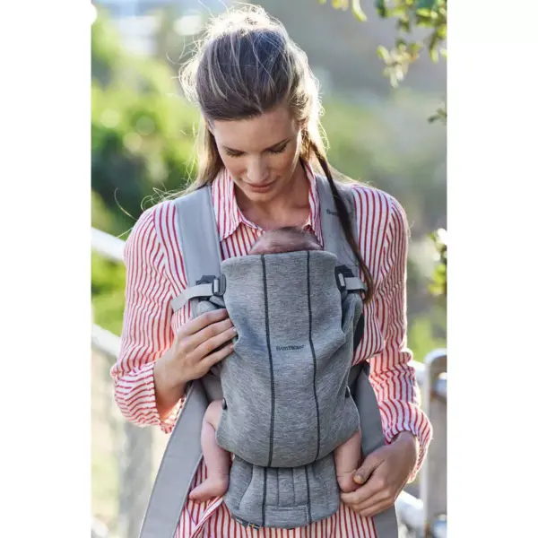 BABYBJÖRN Baby Carrier Mini 3D Jersey - Light Gray