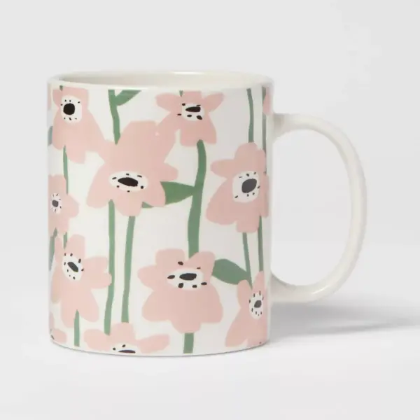 15oz Stoneware Floral Print Mug - Room Essentials™