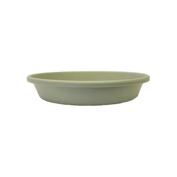 The HC Companies Non Fading Durable Plastic Planter Saucer Tray for 24 Inch Classic Pot Container, Seafoam Green