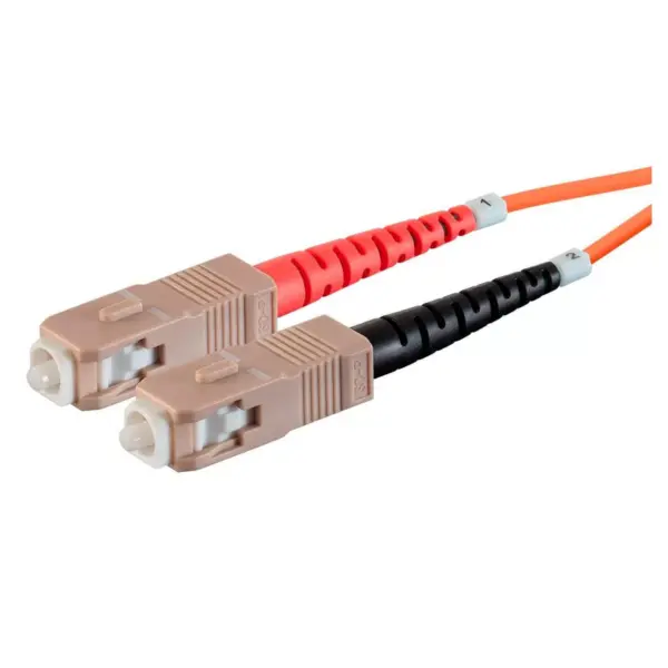 Monoprice OM1 Fiber Optic Cable - 3m (Meter) - SC/UPC-SC/UPC, Multi Mode, Duplex, 62.5/125 Type, 2.0mm, PVC