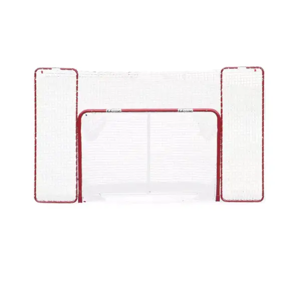 EZ Goal Portable Folding Regulation Size Hockey Training Goal Net with Backstop