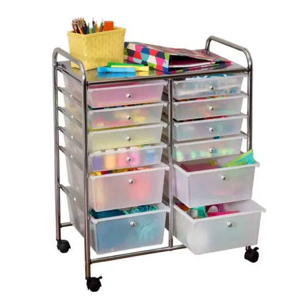 Honey-Can-Do 12 Drawer Rolling Cart