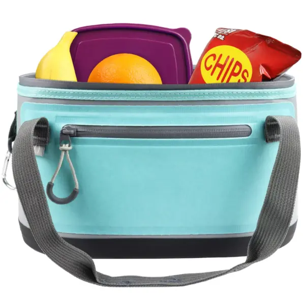 Penguin Coolers 6 Can Premium Lunch Tote - Teal