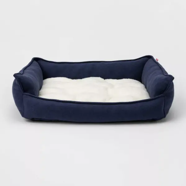 Rectangular Hi Wall Cuddler Dog Beds - M - Boots & Barkley™