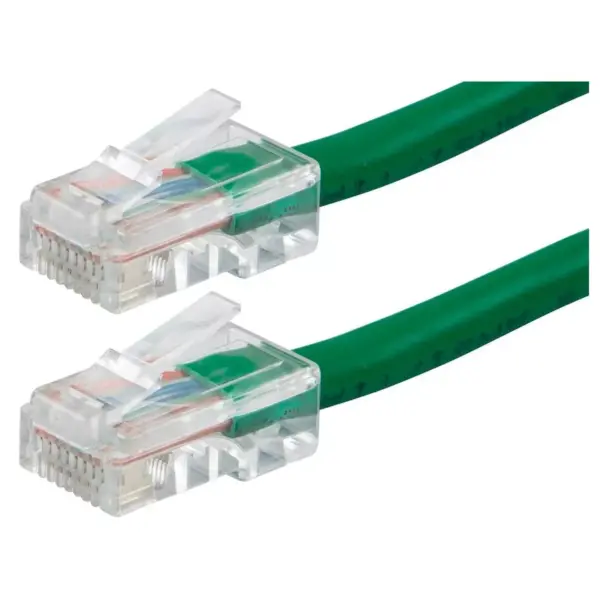 Monoprice Cat5e Ethernet Patch Cable - 3 Feet - Green | Network Internet Cord - RJ45, Stranded, 350Mhz, UTP, Pure Bare Copper Wire, 24AWG - Zeroboot