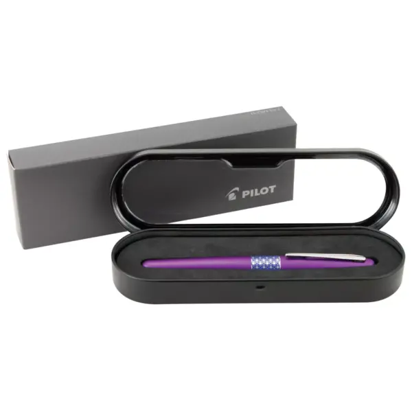 1ct Gel Roller Pen Purple Barrel Black Ink Mr Pop - Pilot