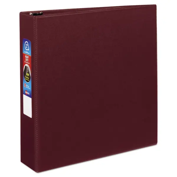 Avery Heavy-Duty Binder with One Touch EZD Rings 11 x 8 1/2 2" Capacity Maroon 79362