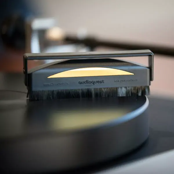 World Wide Stereo Record Care Kit with 12" 1979 Special Edition Cork Slipmat and Anti-Static Record Brush