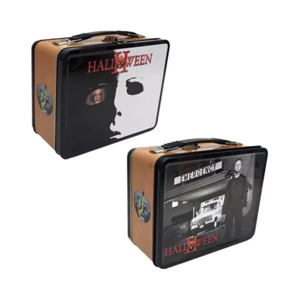 Factory Entertainment Halloween 2 8.5 x 6.5 x 4 Inch Retro Style Tin Tote