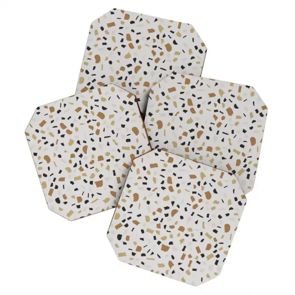 4pk Alisa Galitsyna Terrazzo Coasters - society 6