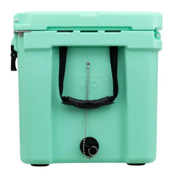 Driftsun Heavy Duty Rotomolded Thermoplastic UV Resistant Portable 75 Quart Insulated Hardside Ice Chest Beverage Cooler, Seafoam Green