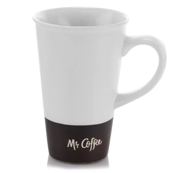 Mr. Coffee Cafe Zortea 6 Piece 16 Ounce Ceramic Mug Set in Assorted Colors