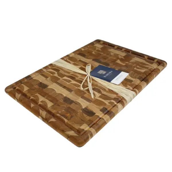 Architec Madeira Teak End-Grain Carving Board 14"x20"x.75"