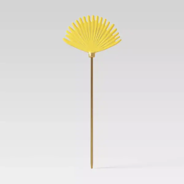 Iron and Aluminum Leaf Pot Stake Yellow - Opalhouse™