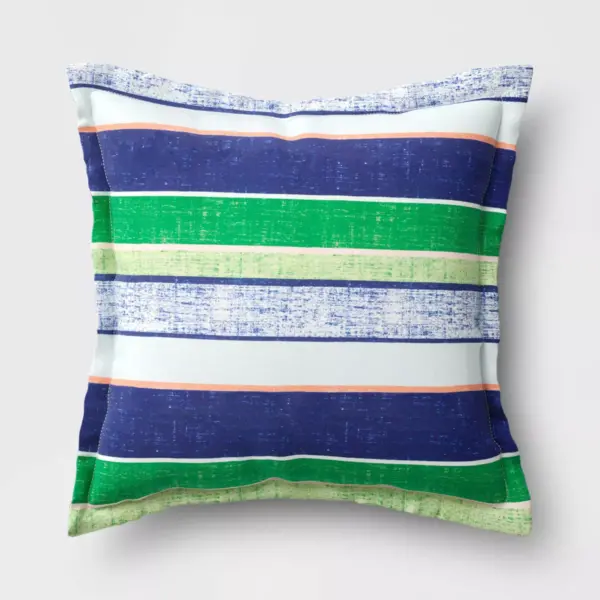 Decorative Throw Pillow Kelly Stripe - Threshold™