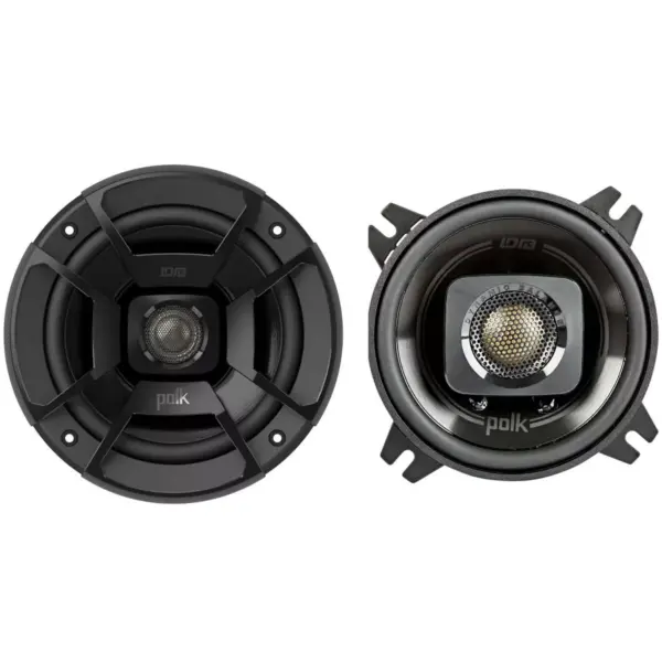 Polk DB402 4-Inch 135W 2-Way Black Speakers w/ Boss 6x9" 3-Way 400W Car Speakers