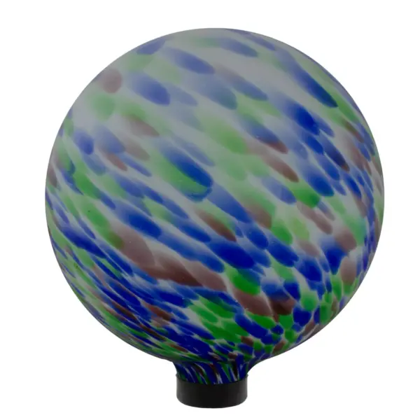 Northlight 10” Swirled Outdoor Garden Gazing Ball