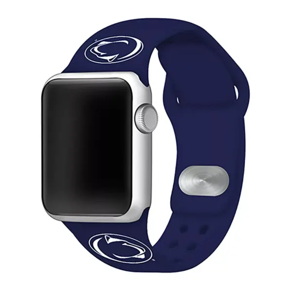 NCAA Penn State Nittany Lions Silicone Apple Watch Band 38mm