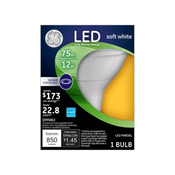 General Electric PAR 30 Long Neck LED Light Bulb White