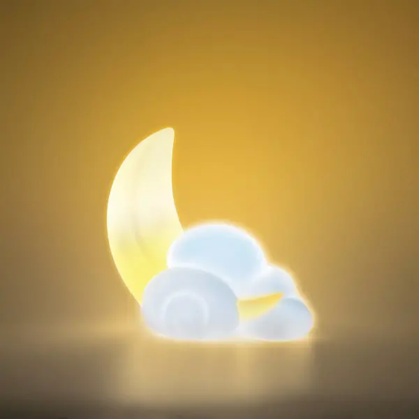 Moon and Cloud Mood Light - West & Arrow