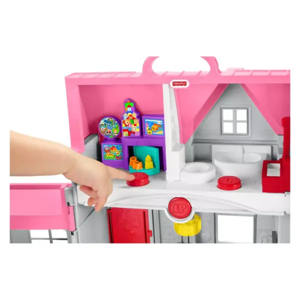 Fisher-Price Little People Big Helpers Home - Pink