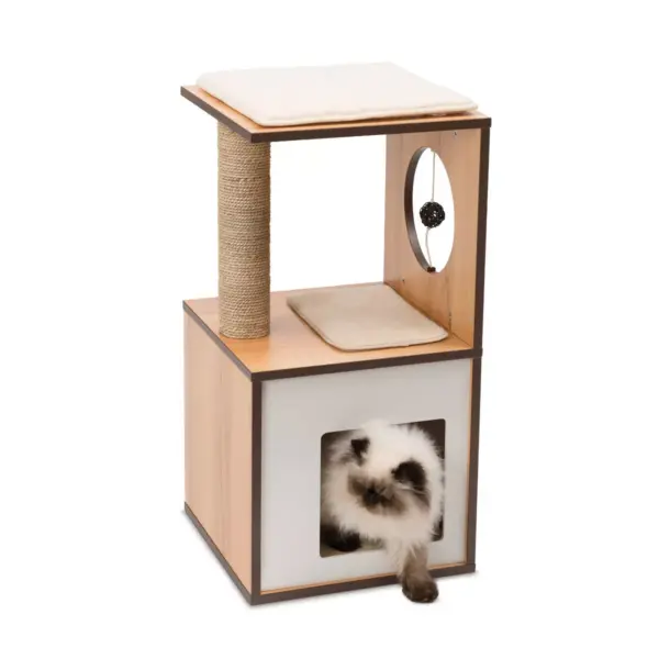 Catit Vesper Cat Scratcher - Walnut - S