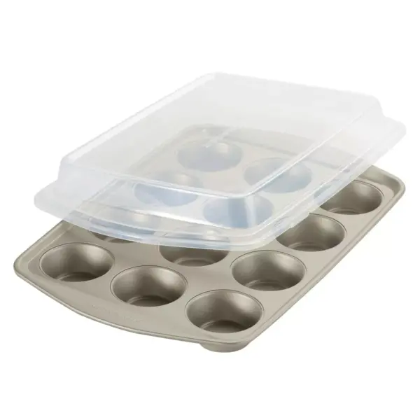 Rachael Ray 3pc Nonstick Bakeware Set Silver