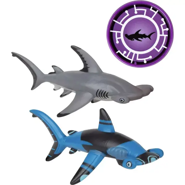 Jazwares Wild Kratts Creature Power Action Figure Toys - Hammerhead Shark Power, Set of 2