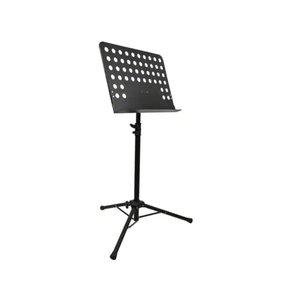 Monoprice Heavy-Duty Sheet Music Stand With Height Adjustable Base Between 26 -46in Above The Floor