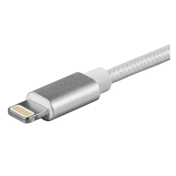 Monoprice Palette Series MFi Certified Lightning to USB Charge & Sync Cable, 3ft White