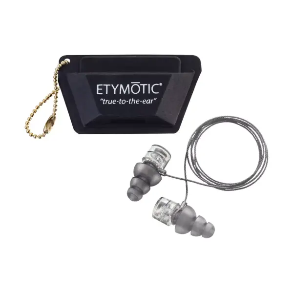 Etymotic Research ER20XS Earplug Standard Fit - Clear Stem/Frost Tip in Clamshell