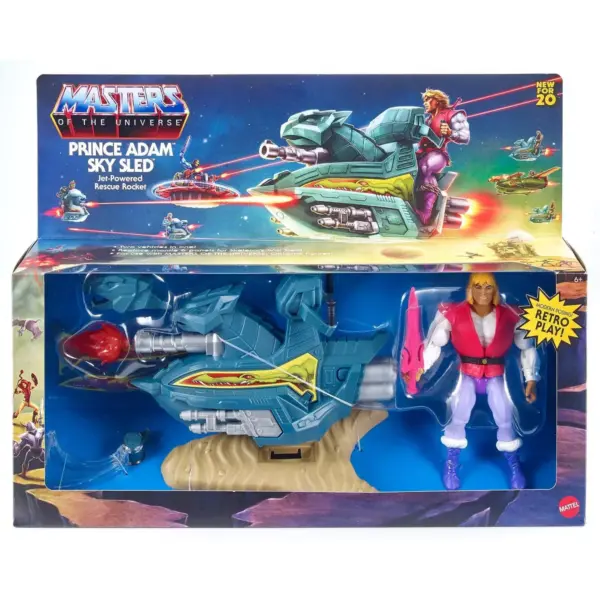 Masters of the Universe Sky Sled & Prince Adam