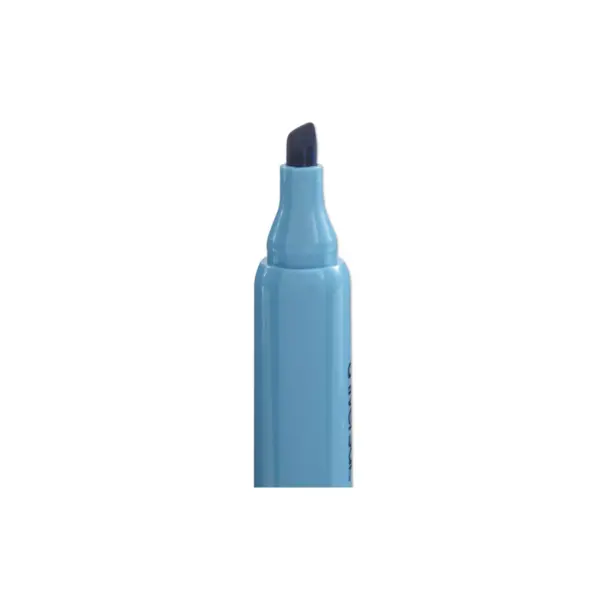 UNIVERSAL Desk Highlighter Chisel Tip Fluorescent Blue Dozen 08864